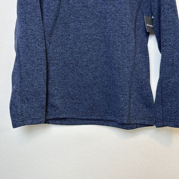 Eddie Bauer Sweater Men’s Small Navy Radiator Fleece 1/4 Zip Pullover Gorpcore - Picture 3 of 12